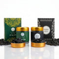 Bakhoor gift set: Al Rawdah and Tayba Black 35g jars by EZMA OUD Malaysia
