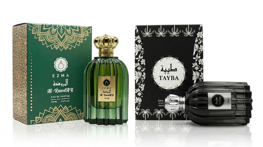 Two full-size Arabian oud perfumes by EZMA OUD Malaysia