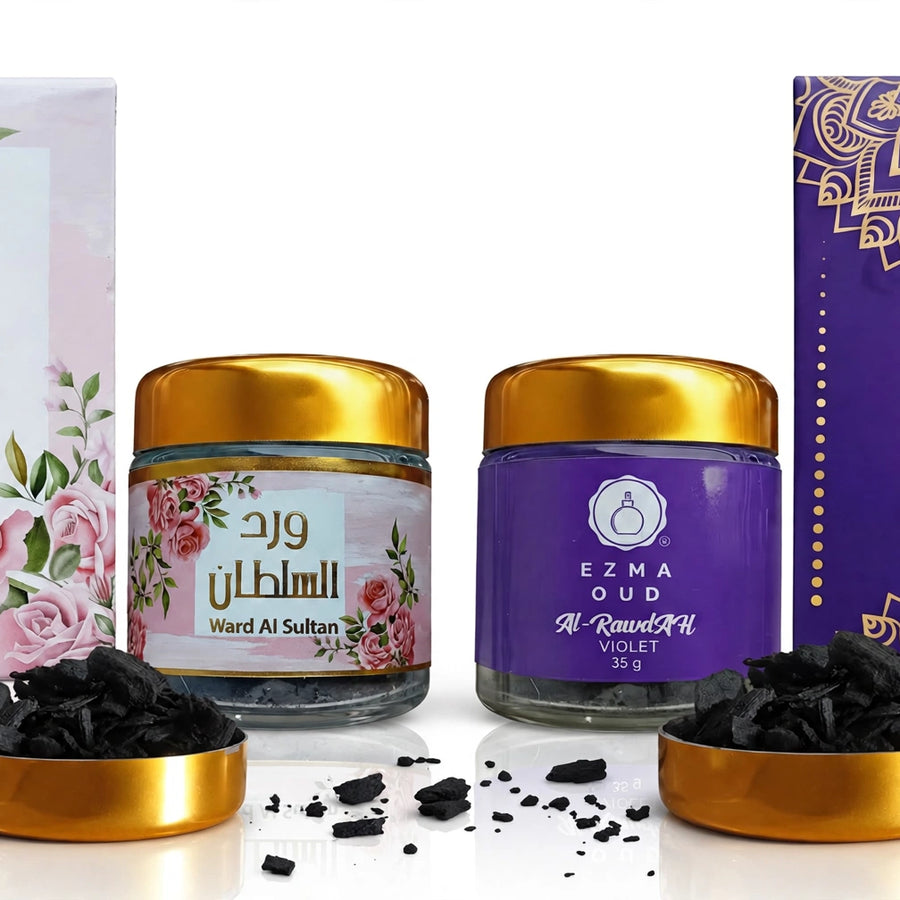 Ward AlSultan royal rose oud bakhoor chips close-up