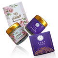 Rawdah Violet floral oud bakhoor chips close-up