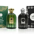 Arabian oud perfume set: Al Rawdah and Tayba EDP 100ml by EZMA OUD