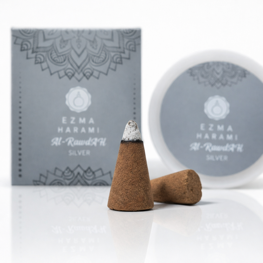 Bakhoor Alrawdah Silver Harami EZMA OUD