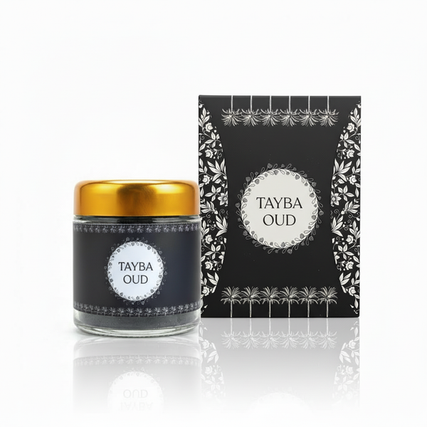 Bakhoor Tayba Black rich oud chips burning by EZMA OUD