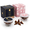 Dylaa Harami cone close-up, rose flowers musk and coconut