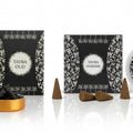 EZMA Two Ways Set — Tayba bakhoor jar and Harami cones